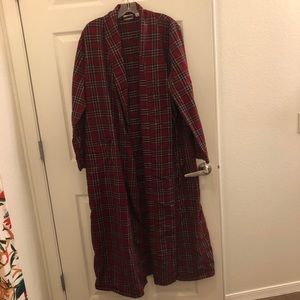 Flannel robe